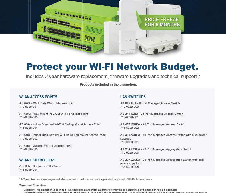Promotion: Nomadix Networks Price Protection